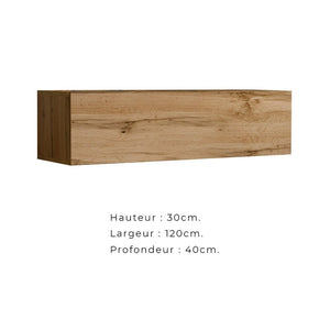 Set di mobili da salotto collezione SWITCH II design, colore rovere Wotan.