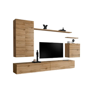 Set di mobili da salotto collezione SWITCH II design, colore rovere Wotan.