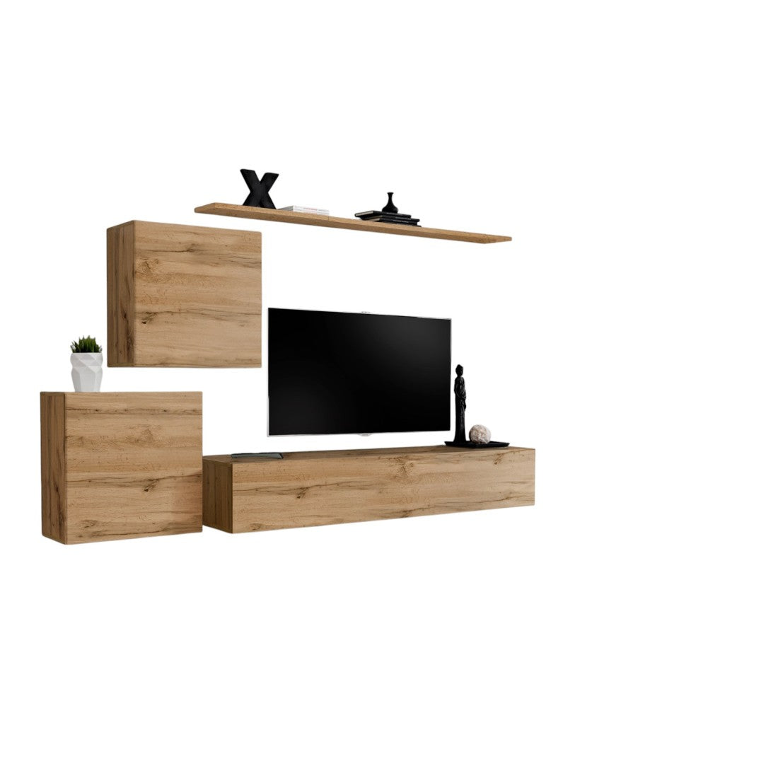 Set di mobili da salotto SWITCH V design, colore quercia Wotan.