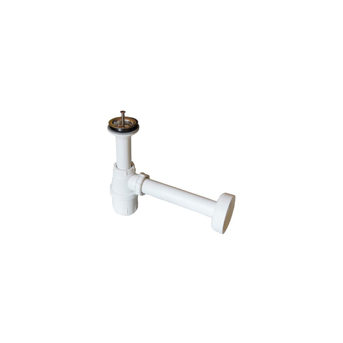 Set mobili da bagno bianco collezione BIRD, colonne, mobile sottolavabo 80 cm, specchio, sifone e LED