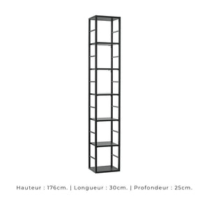 Set di mobili da soggiorno industriale SWITCH M6 – Grigio – Illuminazione LED &amp sistema Push to Open