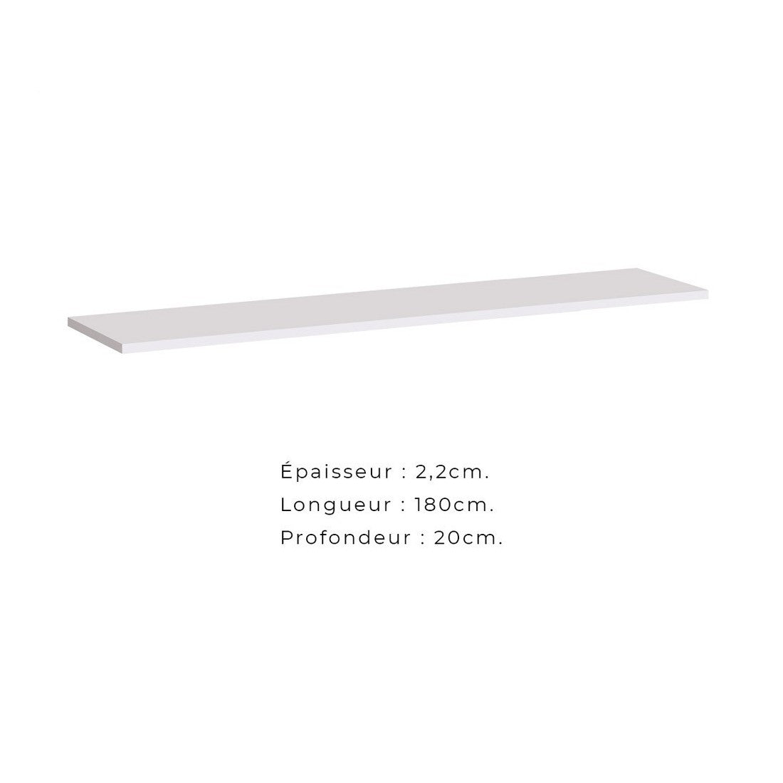 Set di mobili da soggiorno stile industriale SWITCH M2 – Bianco – LED integrati – Design moderno