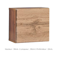 Set di mobili da soggiorno in stile industriale SWITCH M2. Colore rovere.