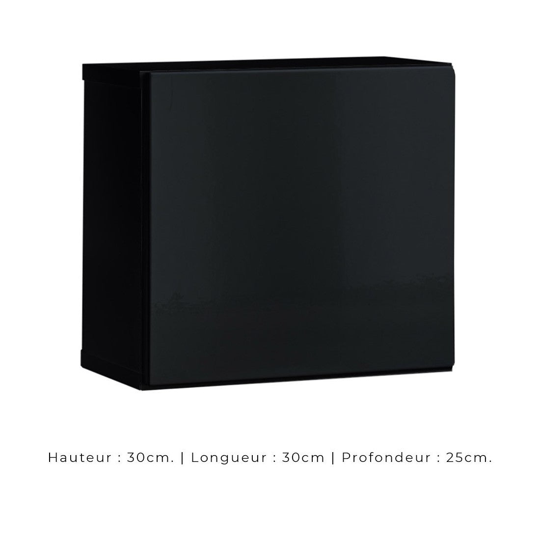 Set di mobili da salotto in stile industriale SWITCH M2. Colore nero.