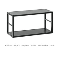 Set di mobili da salotto in stile industriale SWITCH M3. Colore rovere.