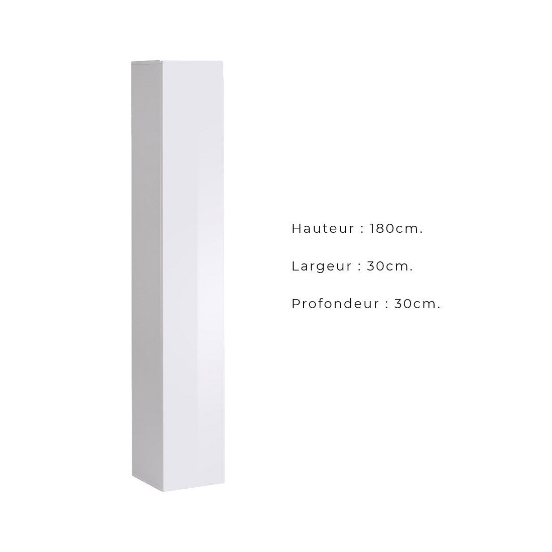 Set di mobili da soggiorno in stile industriale SWITCH M5 – Colore bianco – LED integrati