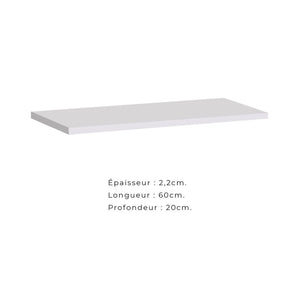 Set di mobili da soggiorno in stile industriale SWITCH M5 – Colore bianco – LED integrati