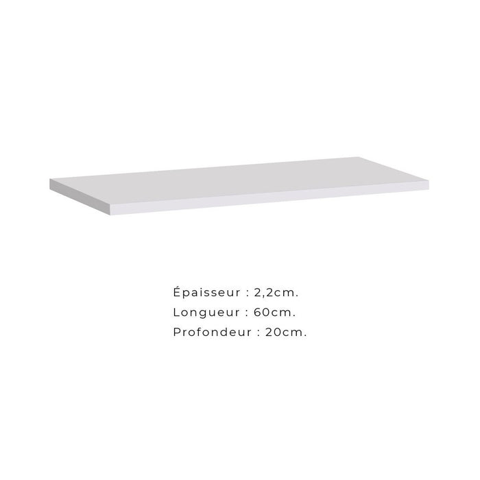 Set di mobili da soggiorno in stile industriale SWITCH M5 – Colore bianco – LED integrati