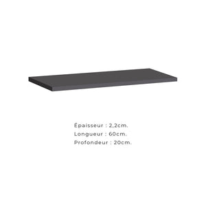 Set di mobili da soggiorno stile industriale SWITCH M5 – Colore grigio – LED integrati