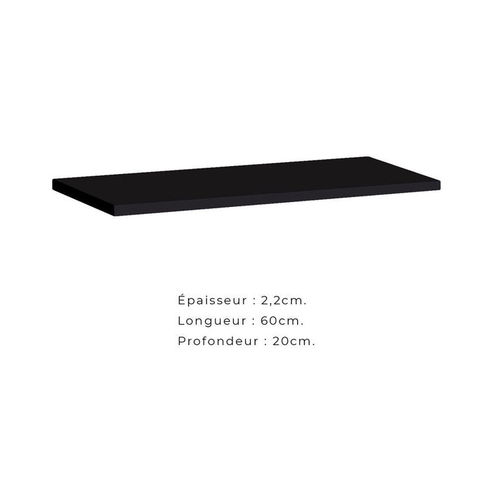 Set di mobili da salotto in stile industriale SWITCH M5. Colore nero.