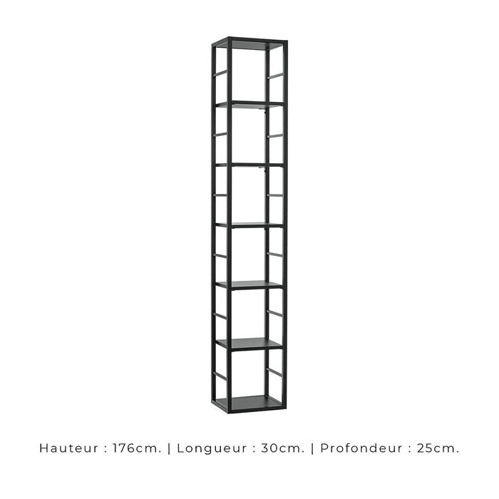 Set di mobili da soggiorno stile industriale SWITCH M6 – Colore grigio – Illuminazione LED integrata