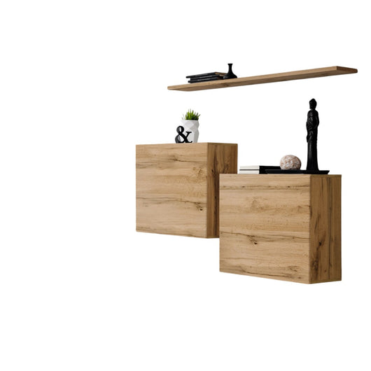 Set di mobili da soggiorno SWITCH SBI design, colore rovere Wotan.