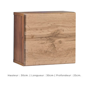 Set mobili da soggiorno SWITCH XXI design – Rovere – LED integrato – Mobile TV sospeso