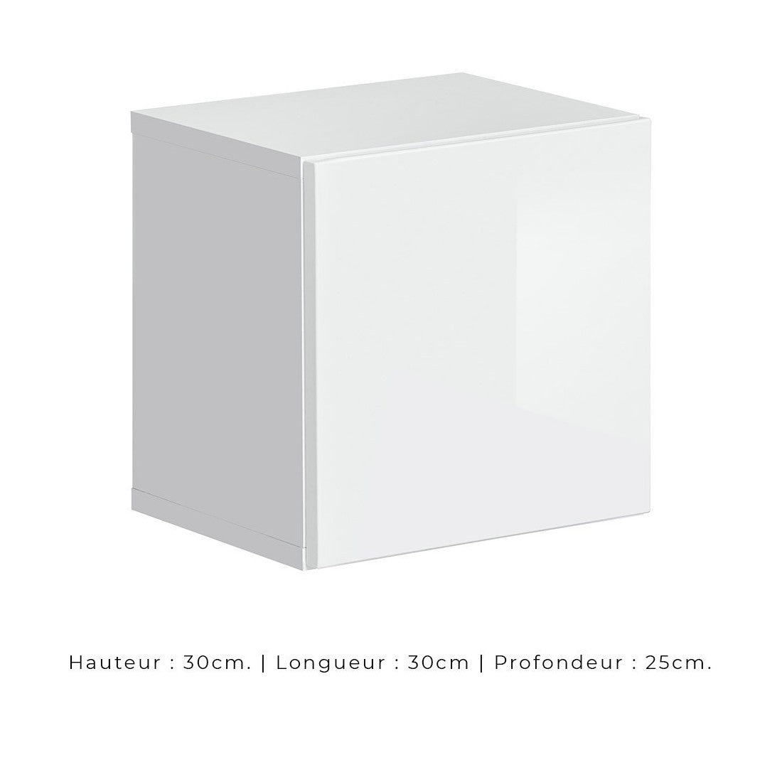 Set di mobili da soggiorno SWITCH XXIV – LED – Grigio e Bianco – Composizione murale design