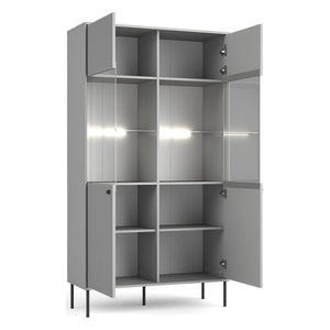 Set di mobili: Mobile TV, vetrina, piccolo buffet e tavolino - Collezione ISIS