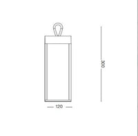 ENYA, Lanterna Ricaricabile da Esterni, Ideal Lux