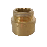 Raccorderia raccordo prolunga ottone giallo m f alta qualità *** misura 1cm 1/2"-m f, confezione 1
