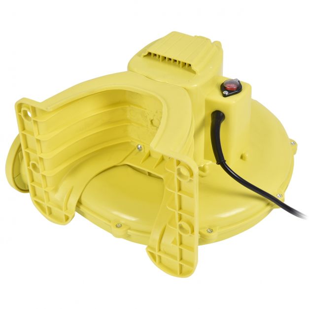 Elettroventilatore per castello gonfiabile barbecue piscina con motore 450 w 220-240v 50hz giallo 20_0006445
