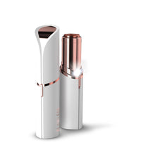 Epilatore Depilatore Rasoio Donna A Forma Di Rossetto A Batteria Con Luce Led         