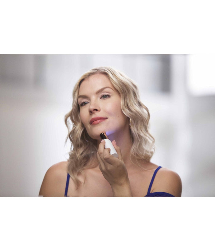 Epilatore Depilatore Rasoio Donna A Forma Di Rossetto A Batteria Con Luce Led         