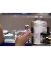 Epilatore Depilatore Rasoio Donna A Forma Di Rossetto A Batteria Con Luce Led         