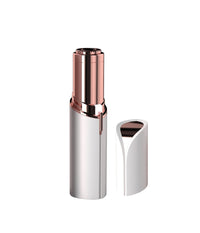 Epilatore Depilatore Rasoio Donna A Forma Di Rossetto A Batteria Con Luce Led         