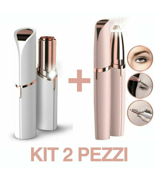 Epilatore Donna Mini Rasoio Micro Viso Faccia Sopracciglia Baffetto Rimuove Peli         