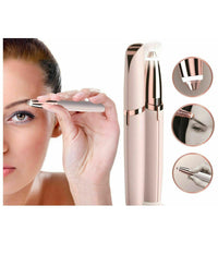 Epilatore Sopracciglia Penna Depilatore Rasoio Donna Elimina Peli Viso Baffetto         