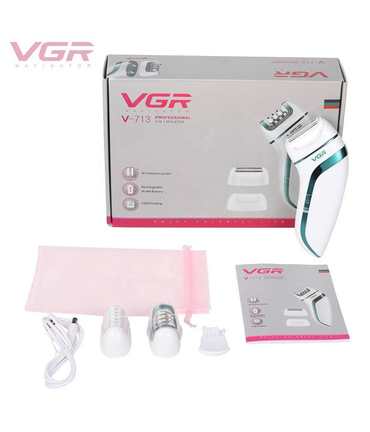 Epilatore Professionale 3in1 Depilazione Rasoio Elettrico Ricaricabile Vgr V-713         