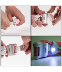 Epilatore Rasoio Elettrico Ricaricabile 3in1 Donna Corpo Pedicure Lima Gm-3052         