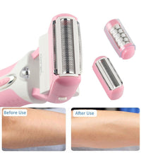 Epilatore Rasoio Elettrico Ricaricabile 3in1 Donna Corpo Pedicure Lima Gm-3052         