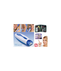 Epilatore Wizz It Portatile Wizzit Depilatore Donna Kit Manicure Con Astuccio         