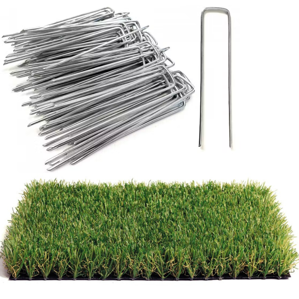 Rotolo prato sintetico erbabella larghezza 2 mt altezza fili 25 mm + 40 picchetti