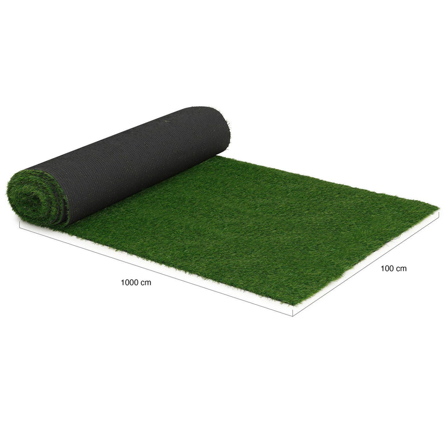 IDMarket - Erba artificiale 1x10 M 20 mm per giardino e balcone