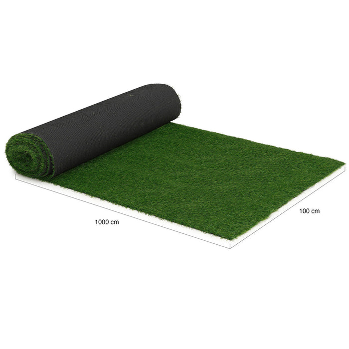 IDMarket - Erba artificiale 1x10 M 20 mm per giardino e balcone