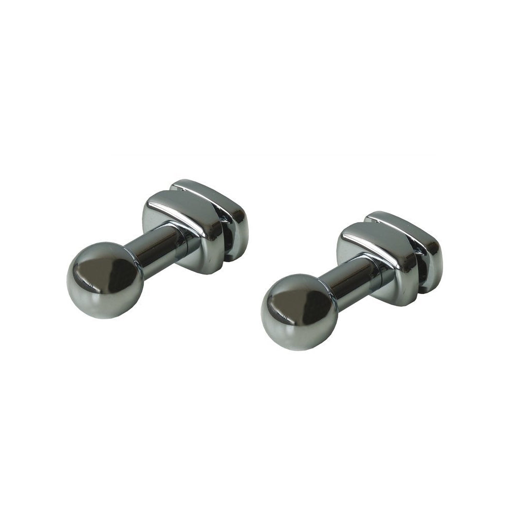 Multipack da 5 coppie pika' appendini per radiatori liu' sfera colore cromato