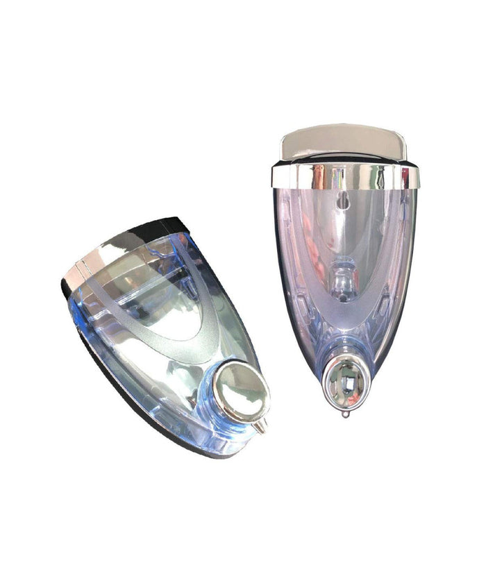 Erogatore Dispenser Dosatore Sapone Liquido Trasparente A Goccia Kit Fissaggio         