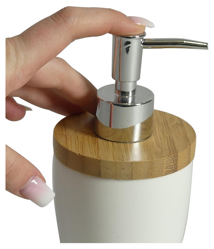 Erogatore Dosa Sapone Liquido Dispenser Pompa Ricambio Argento Universale 79817         