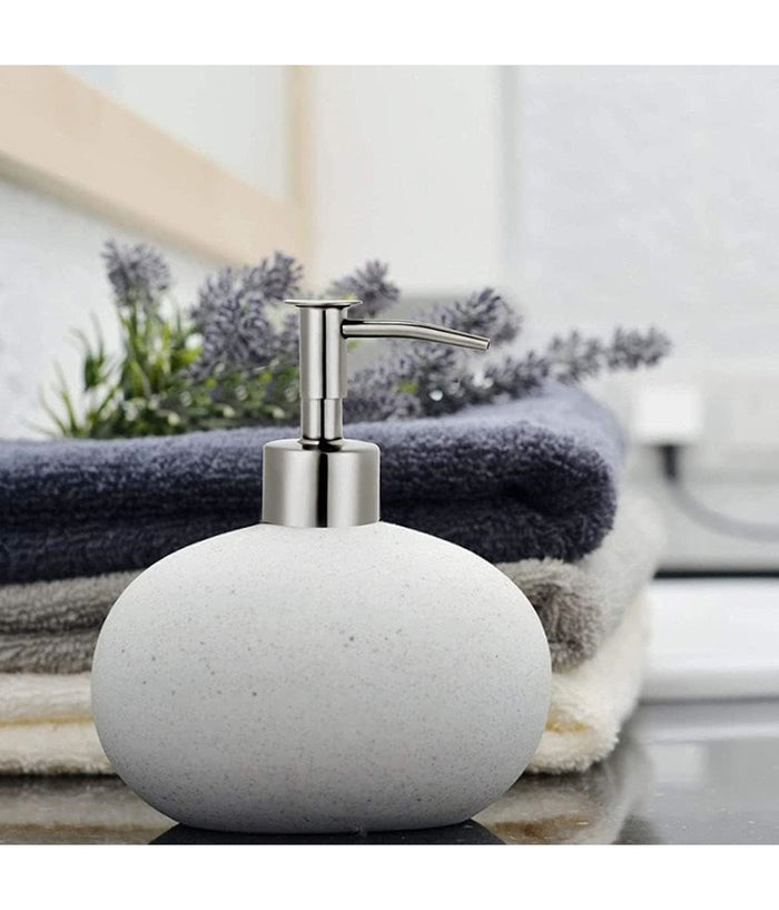 Erogatore Dosa Sapone Liquido Dispenser Pompa Ricambio Argento Universale 79817         