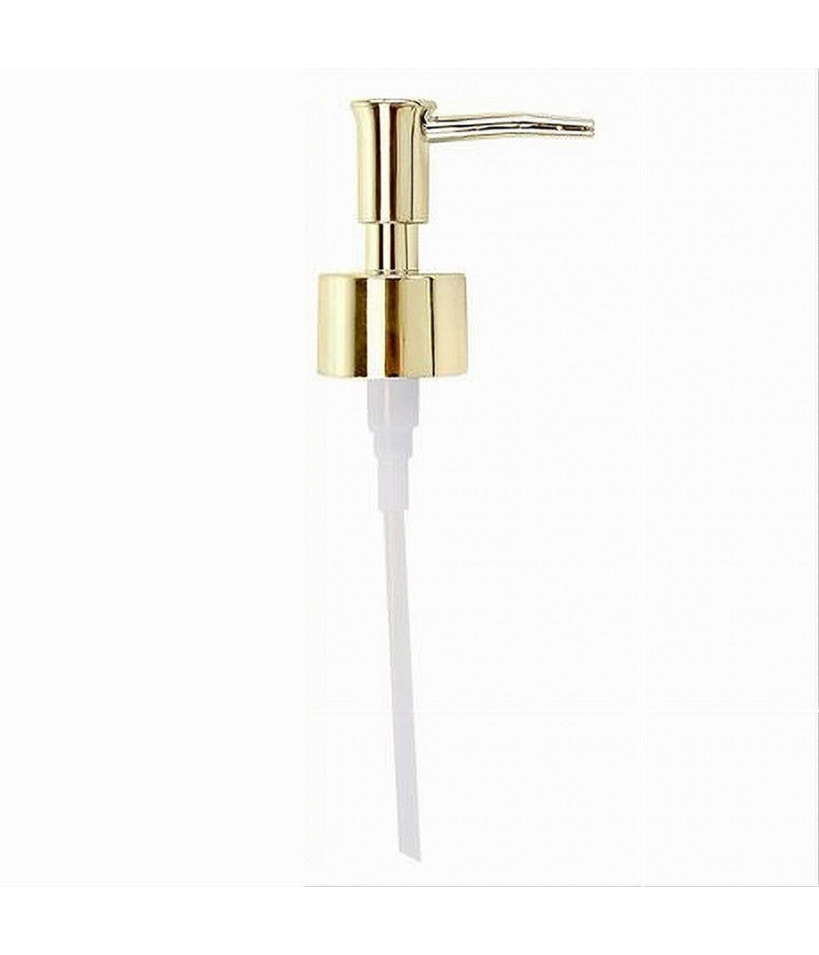 Erogatore Per Dosa Sapone Liquido Dispenser Pompa Ricambio Oro Universale 79818         