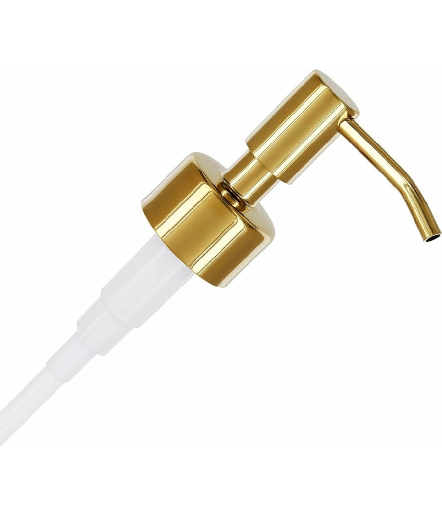 Erogatore Per Dosa Sapone Liquido Dispenser Pompa Ricambio Oro Universale 79818         