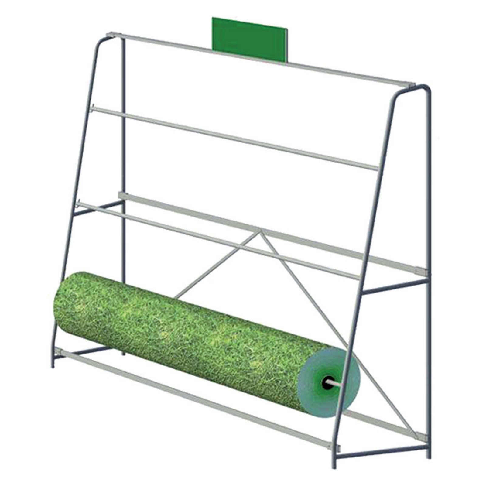 espositore per bobine prato cm 246 x 58 x h 210 capacitã  3 rot. cod:ferx.6125340nlm