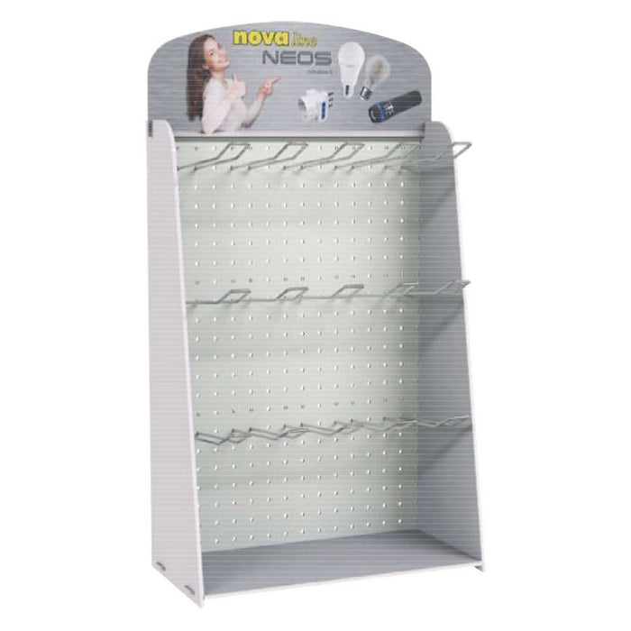 espositore da banco lampadine fornito vuoto cod:ferx.espnov4060nlm