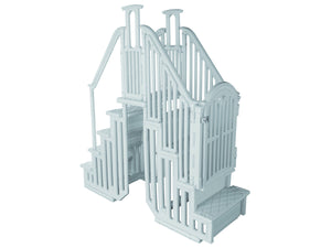 Doppia scala per piscina