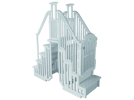 Doppia scala per piscina