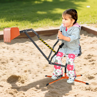 Escavatore sabbiera flessibile e recinto sabbia impermeabile, Escavatore sabbiera bimbi e recinto 120cm marrone sabbia-Giochi e giocattoli