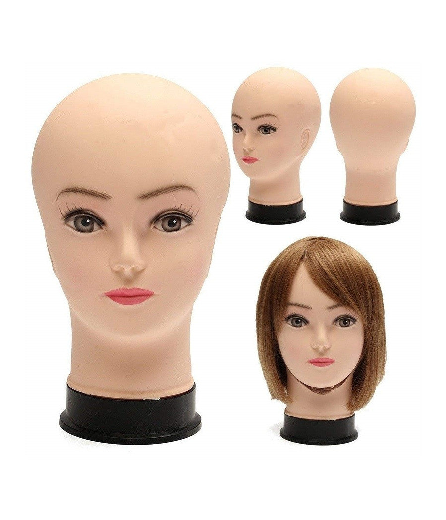Espositore Manichino Testa Donna Porta Parrucca Occhiali Parrucchiere         