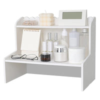 Trade Shop - Espositore Da Tavolo In Legno Scaffale Multistrato Per Cosmetici Organizzatore -