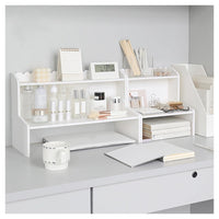 Trade Shop - Espositore Da Tavolo In Legno Scaffale Multistrato Per Cosmetici Organizzatore -