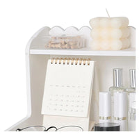 Trade Shop - Espositore Da Tavolo In Legno Scaffale Multistrato Per Cosmetici Organizzatore -